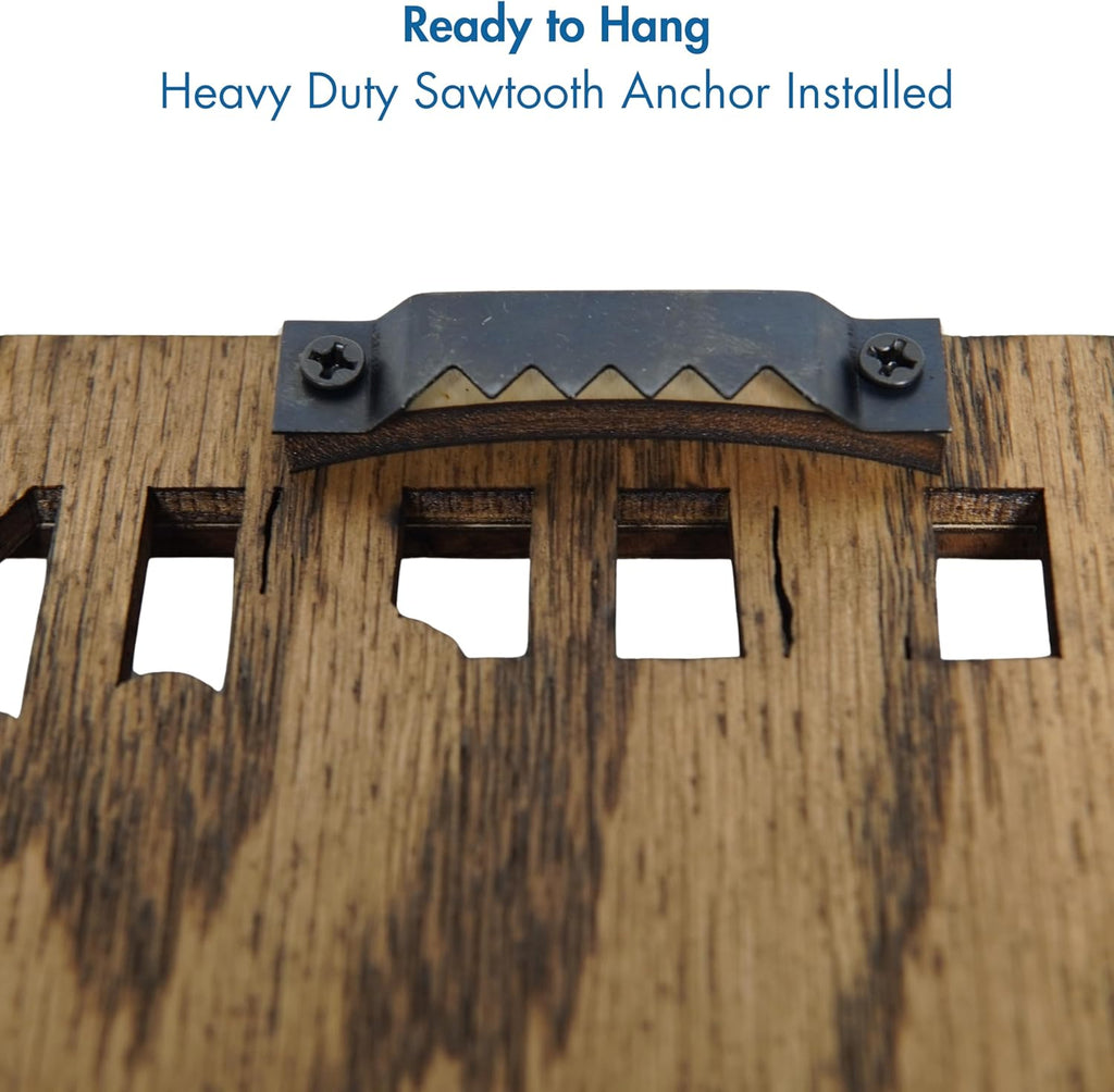 US Wooden National Parks Tracker Map With Trees To Record Park Visits